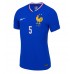 Camisa de Futebol França Jules Kounde #5 Equipamento Principal Europeu 2024 Manga Curta